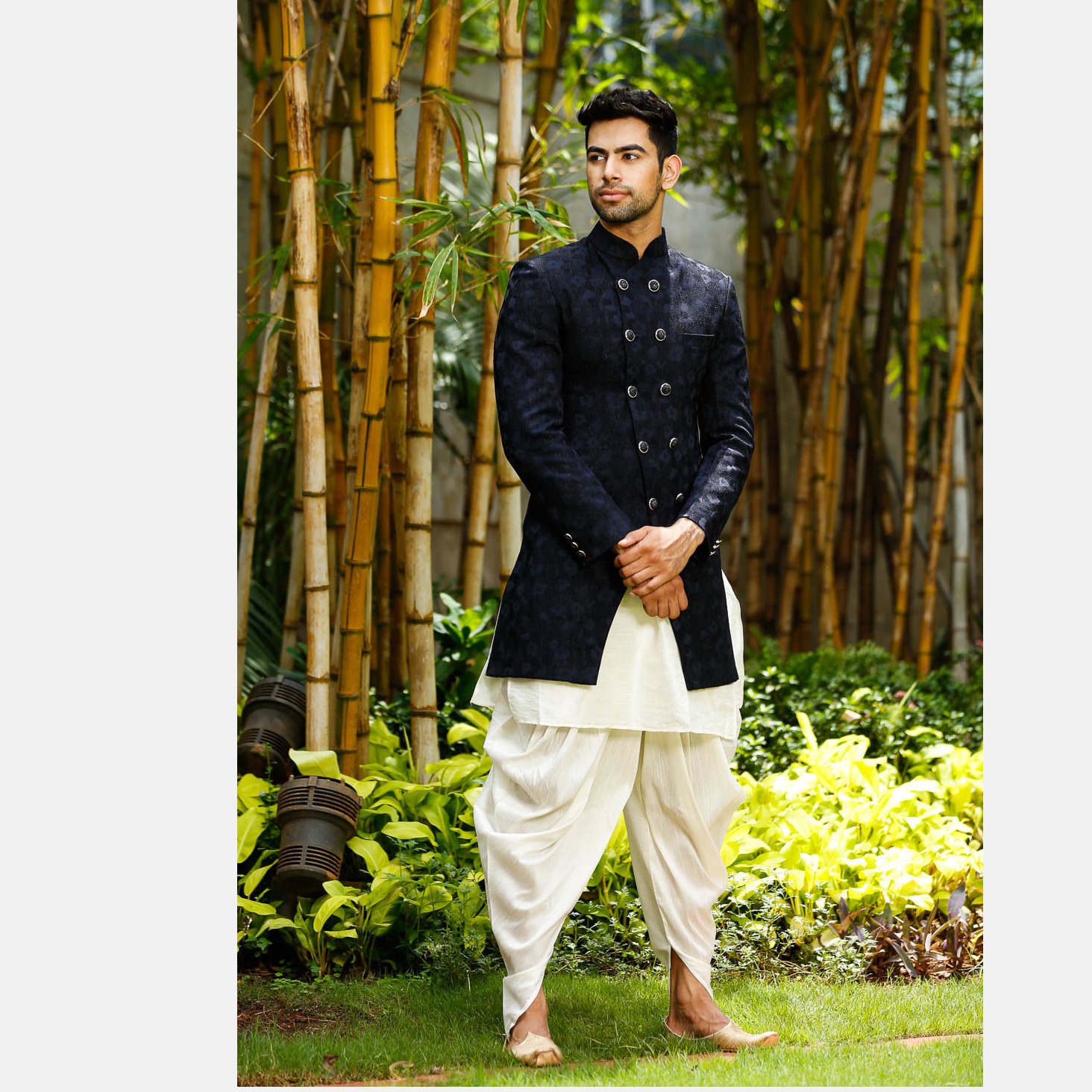 Indo western hot sale sherwani kurta